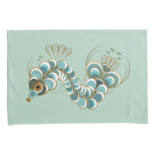 Chimera - Peacock - standaardmodelproefgevallen Kussensloop (Voorkant-Rechts)