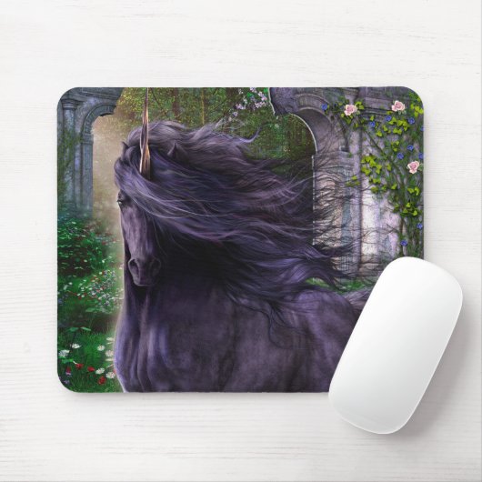Chimera the Black Unicorn Mousepad Muismat (Met muis)