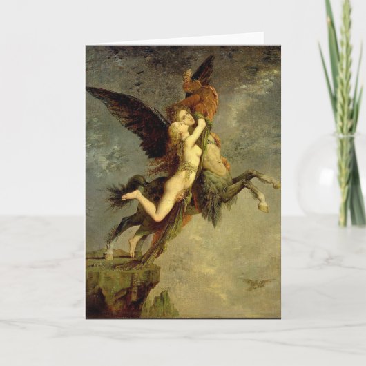Chimera van Gustave Moreau Kaart (Voorkant)