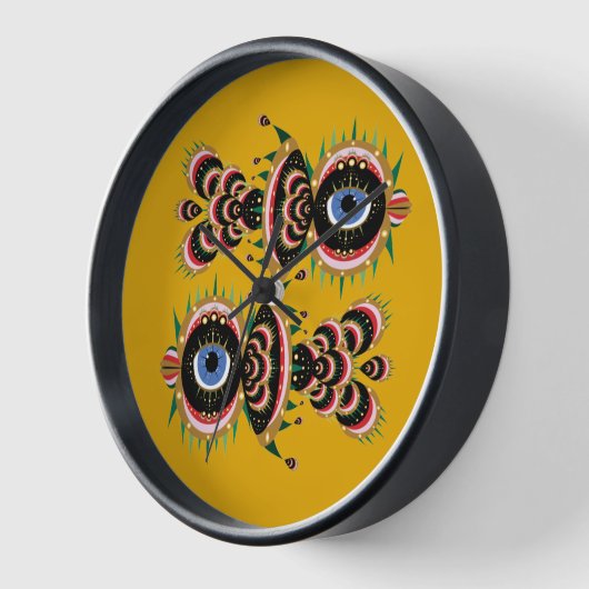 Chimera - Vis met hout omwoelde klok (Hoek)