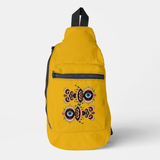 Chimera - Vis Vogel Sling Bag (Voorkant)