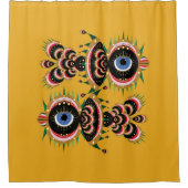 Chimera - Vissen met een douwergordijn Douchegordijn (Voorkant)