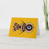 Chimera - Wenskaart van visvogels Notitiekaartje (Voorkant)