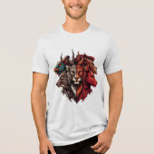 Chimera's Essence: een samensmelting van Natuur Tri-Blend Shirt (Voorkant)