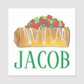 Chimichanga Mexican Restaurant Cuisine Food Naamplaatje (Voorkant)