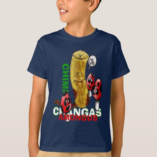 Chimichangus onder gus t-shirt (Voorkant)