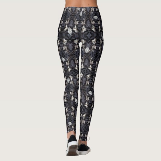 Chimigos - Chihuahua's en diamanten Leggings (Achterkant)