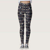 Chimigos - Chihuahua's en diamanten Leggings (Voorkant)