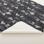 Chimigos - Chihuahua's en diamanten Sherpa Deken (3/4)