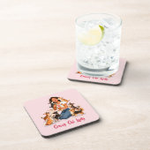 Chimigos - Crazy Chi Lady - Chihuahua  Bier Onderzetter (Rechterzijde)