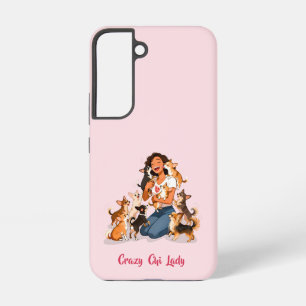 Chimigos - Crazy Chi Lady - Chihuahua Hart Samsung Galaxy Hoesje