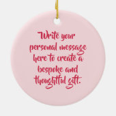 Chimigos - Crazy Chi Lady - Chihuahua Keramisch Ornament (Achterkant)