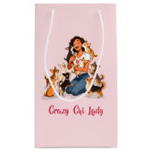 Chimigos - Crazy Chi Lady - Chihuahua  Klein Cadeauzakje (Achterkant)
