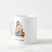 Chimigos - Crazy Chi Lady - Chihuahua  Koffiemok (Voorkant links)