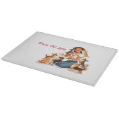 Chimigos - Crazy Chi Lady - Chihuahua  Snijplank (Hoek)