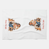 Chimigos - Crazy Chi Lady - Chihuahua Theedoek (Horizontaal)