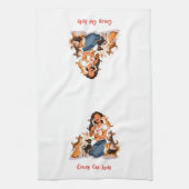 Chimigos - Crazy Chi Lady - Chihuahua Theedoek (Verticaal)