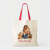 Chimigos - Crazy Chi Lady - Chihuahua  Tote Bag (Voorkant)