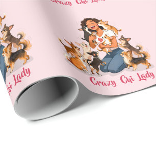 Chimigos - Gekke Chi Dame - Chihuahua Cadeaupapier