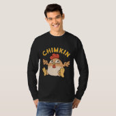 Chimkin Fat Derpy Chicken Meme T-shirt (Voorkant volledig)