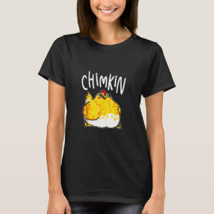 chimkin grappig vet kip derpy vet kip t-shirt
