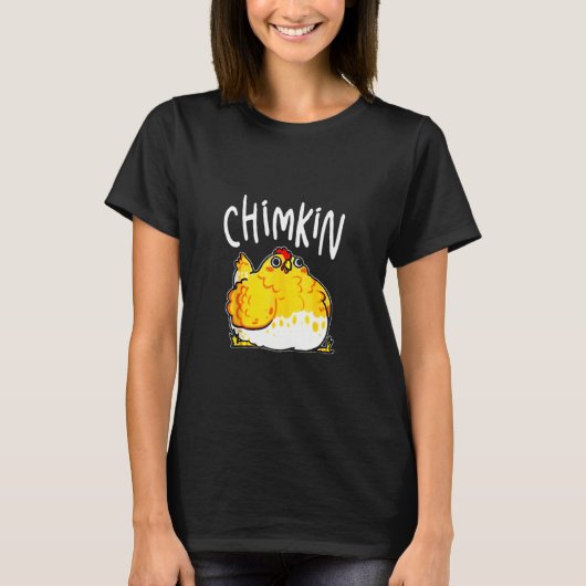 chimkin grappig vet kip derpy vet kip t-shirt (Voorkant)