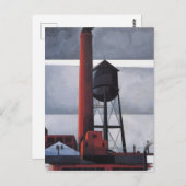 Chimney and Water Tower (door Charles Demuth) Briefkaart (Voorkant / Achterkant)