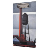 Chimney and Water Tower (door Charles Demuth) Klembord (Links)