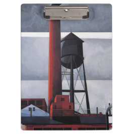 Chimney and Water Tower (door Charles Demuth) Klembord