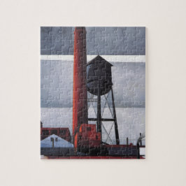 Chimney and Water Tower (door Charles Demuth) Legpuzzel