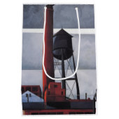 Chimney and Water Tower (door Charles Demuth) Medium Cadeauzakje (Achterkant)