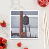 Chimney and Water Tower (door Charles Demuth) Servet (Insitu)