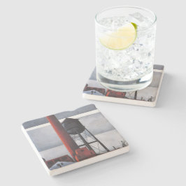 Chimney and Water Tower (door Charles Demuth) Stenen Onderzetter