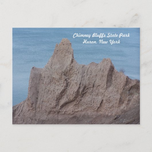 Chimney Bluffs State Park Briefkaart (Voorkant)