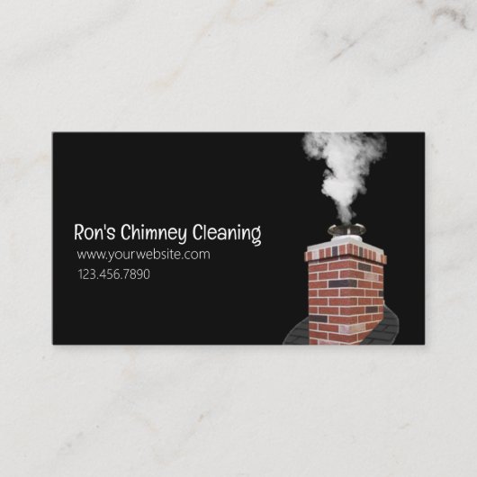Chimney Cleaning Visitekaartje (Voorkant)