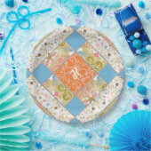 Chimney Quilt Block Pattern Bord (Feest)