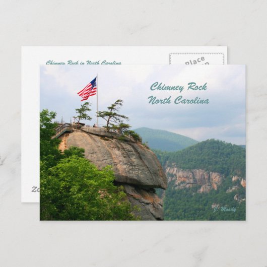 Chimney Rock Briefkaart (Voorkant / Achterkant)