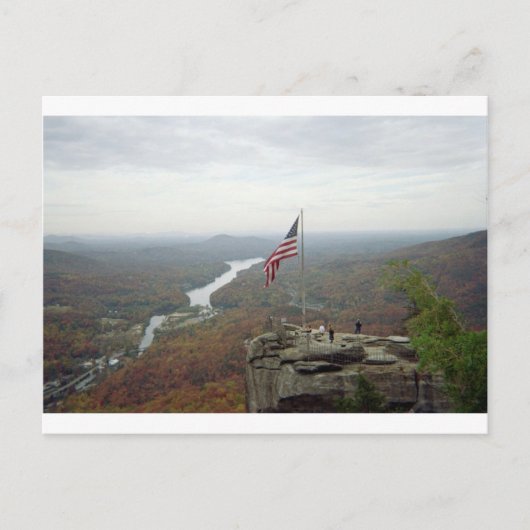 Chimney Rock Mountain Briefkaart (Voorkant)