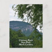 Chimney Rock Mountain van Lake Lure NC Briefkaart (Voorkant)