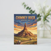 Chimney Rock National Historic Site VS Briefkaart (Staand voorkant)