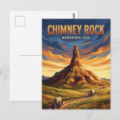 Chimney Rock National Historic Site VS Briefkaart (Voorkant / Achterkant)