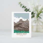 Chimney Rock National Monument Colorado  Briefkaart (Staand voorkant)