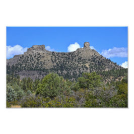 Chimney Rock National Monument (Colorado) Foto Afdruk