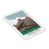 Chimney Rock National Monument Colorado  Magneet (Rechterzijde)