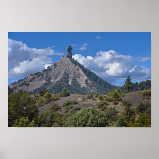 Chimney Rock National Monument, Colorado Poster (Voorkant)