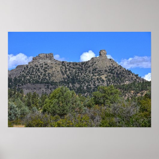 Chimney Rock National Monument, Colorado Poster (Voorkant)
