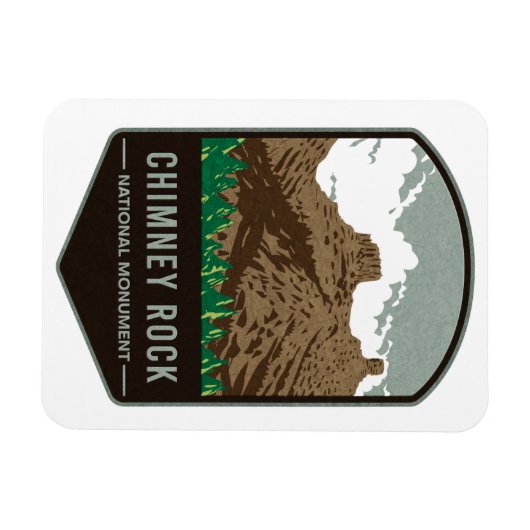 Chimney Rock National Monument Magneet (Horizontaal)