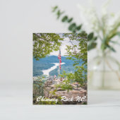 Chimney Rock NC Briefkaart (Staand voorkant)