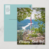 Chimney Rock NC Briefkaart (Voorkant / Achterkant)