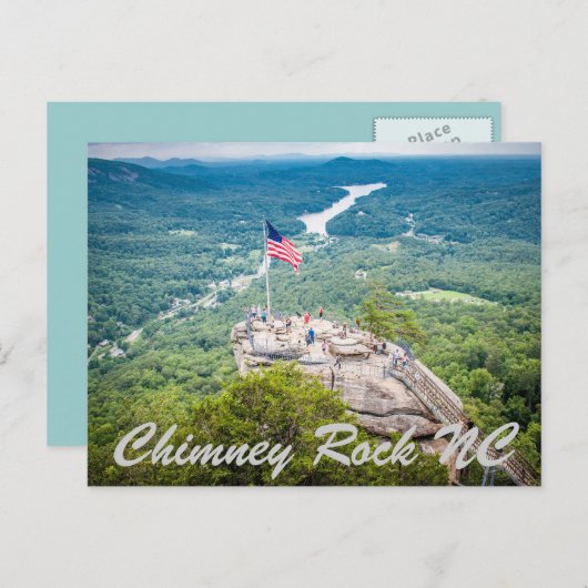 Chimney Rock NC Briefkaart (Voorkant / Achterkant)
